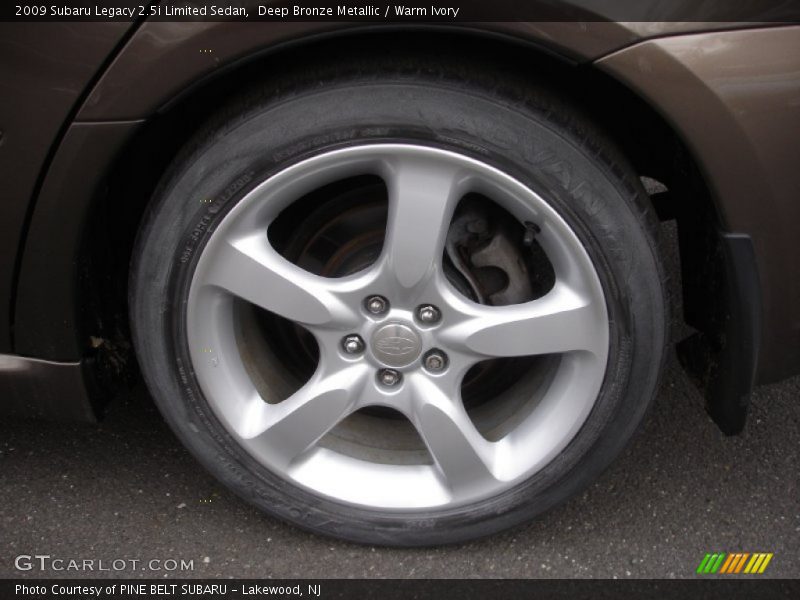 Deep Bronze Metallic / Warm Ivory 2009 Subaru Legacy 2.5i Limited Sedan