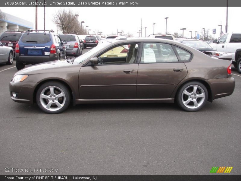 Deep Bronze Metallic / Warm Ivory 2009 Subaru Legacy 2.5i Limited Sedan
