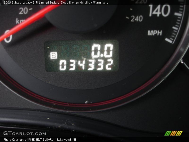 Deep Bronze Metallic / Warm Ivory 2009 Subaru Legacy 2.5i Limited Sedan
