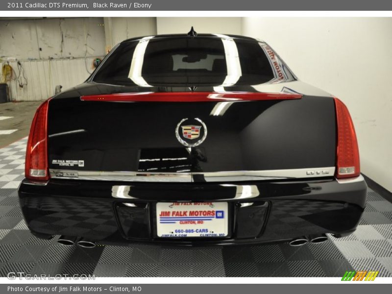 Black Raven / Ebony 2011 Cadillac DTS Premium