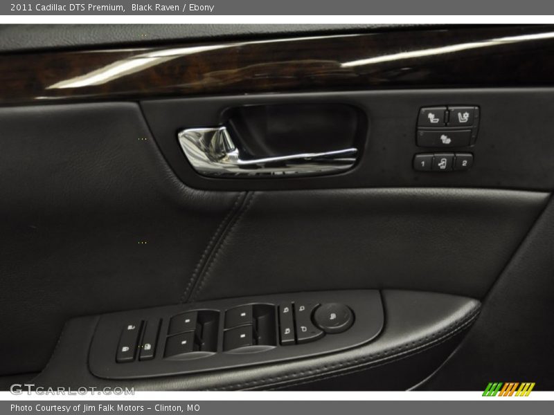 Black Raven / Ebony 2011 Cadillac DTS Premium