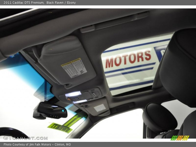 Black Raven / Ebony 2011 Cadillac DTS Premium