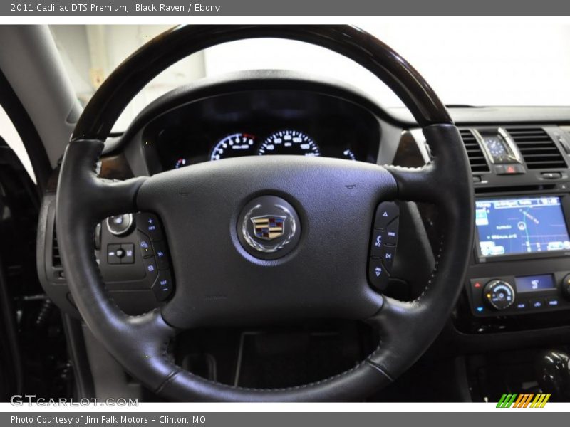 Black Raven / Ebony 2011 Cadillac DTS Premium