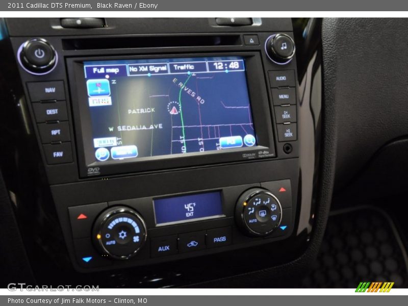 Black Raven / Ebony 2011 Cadillac DTS Premium