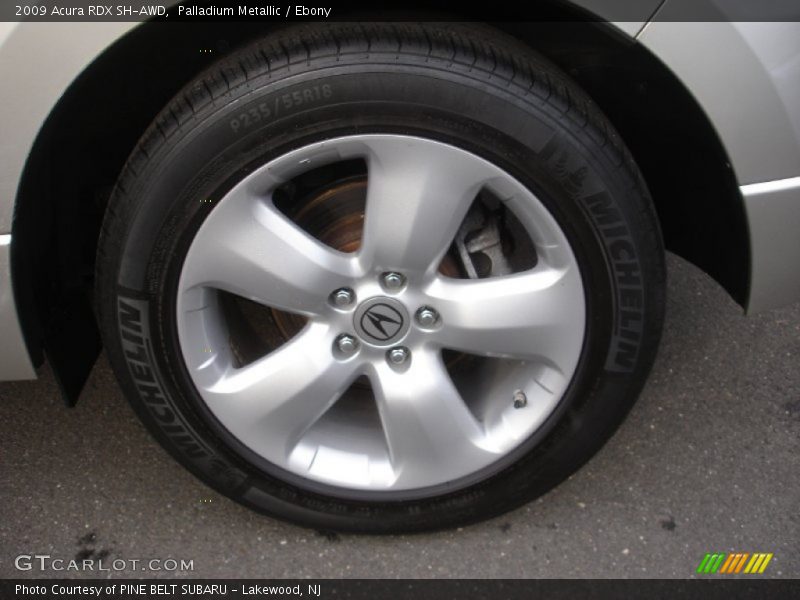 Palladium Metallic / Ebony 2009 Acura RDX SH-AWD