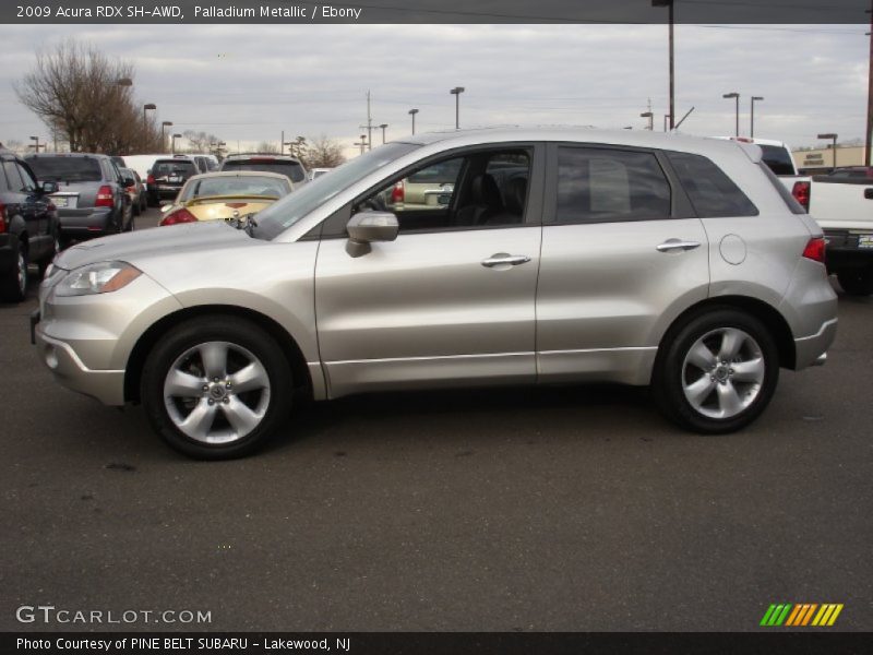 Palladium Metallic / Ebony 2009 Acura RDX SH-AWD