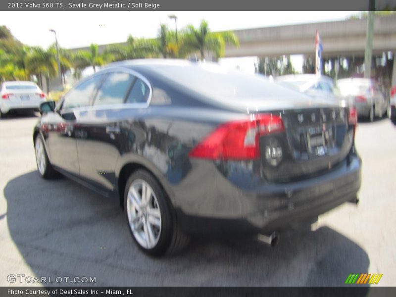 Saville Grey Metallic / Soft Beige 2012 Volvo S60 T5