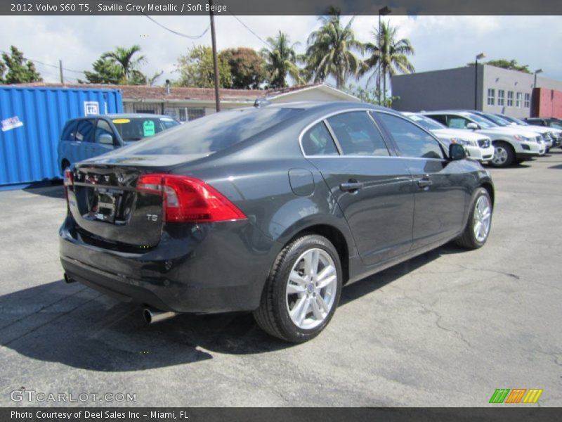 Saville Grey Metallic / Soft Beige 2012 Volvo S60 T5