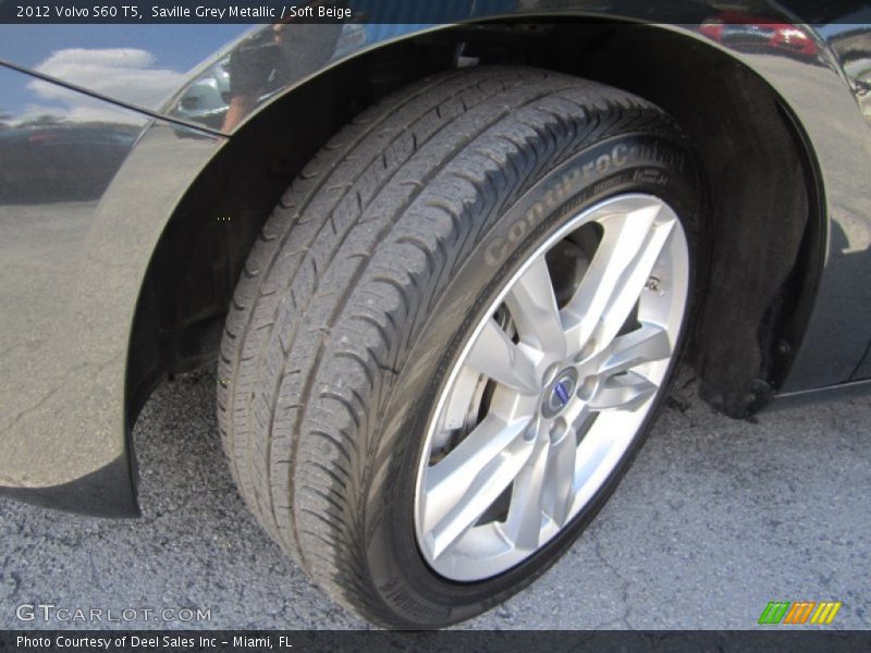 Saville Grey Metallic / Soft Beige 2012 Volvo S60 T5