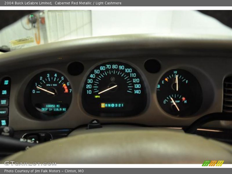 Cabernet Red Metallic / Light Cashmere 2004 Buick LeSabre Limited