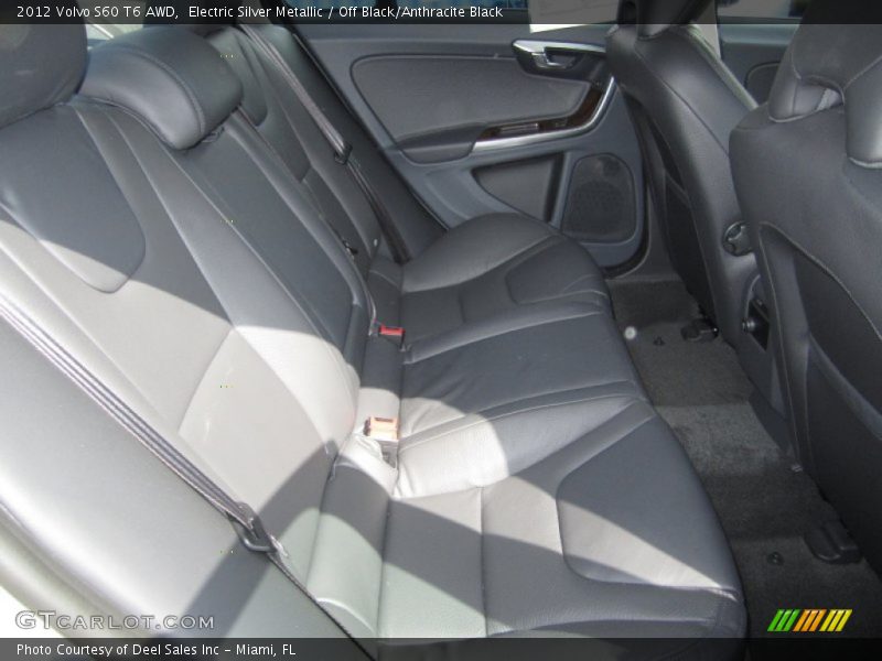 Electric Silver Metallic / Off Black/Anthracite Black 2012 Volvo S60 T6 AWD