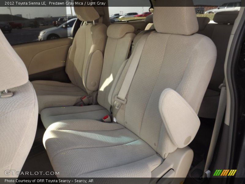 Predawn Gray Mica / Light Gray 2012 Toyota Sienna LE