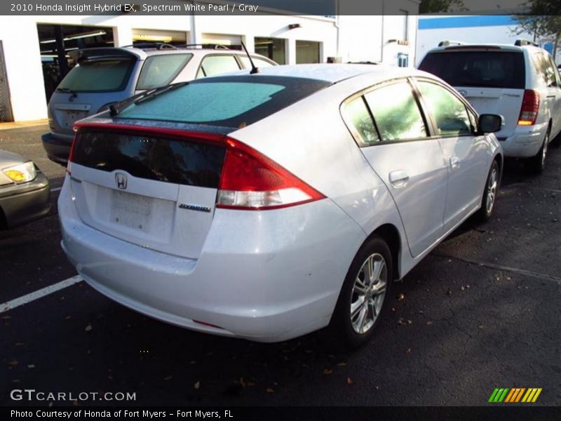 Spectrum White Pearl / Gray 2010 Honda Insight Hybrid EX