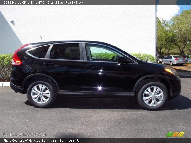 Crystal Black Pearl / Black 2012 Honda CR-V EX-L 4WD