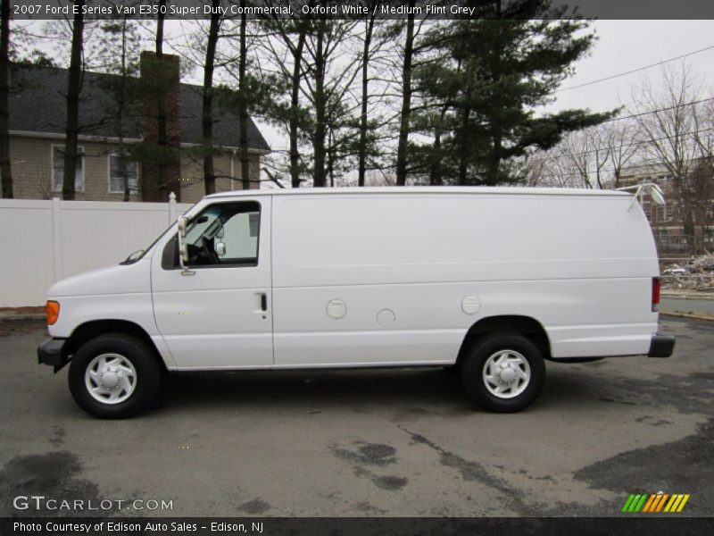 Oxford White / Medium Flint Grey 2007 Ford E Series Van E350 Super Duty Commercial
