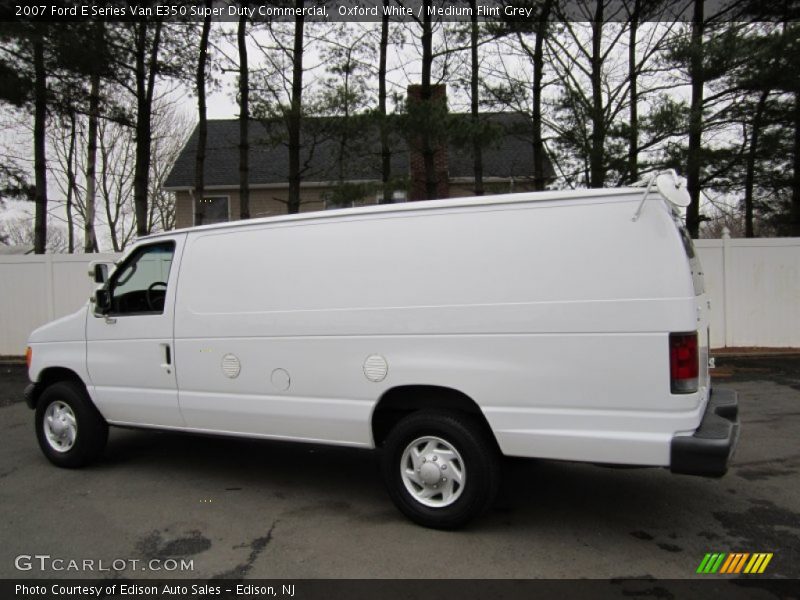 Oxford White / Medium Flint Grey 2007 Ford E Series Van E350 Super Duty Commercial