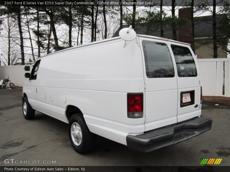 Oxford White / Medium Flint Grey 2007 Ford E Series Van E350 Super Duty Commercial