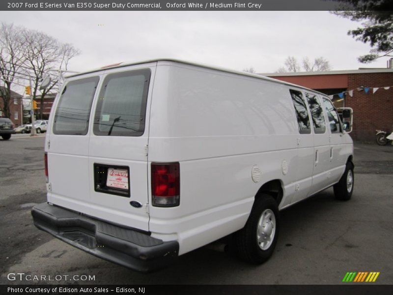 Oxford White / Medium Flint Grey 2007 Ford E Series Van E350 Super Duty Commercial