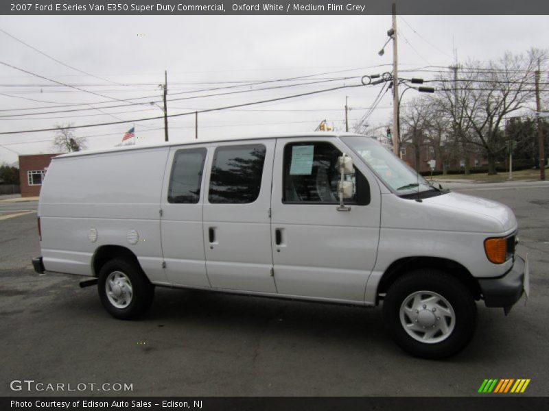 Oxford White / Medium Flint Grey 2007 Ford E Series Van E350 Super Duty Commercial