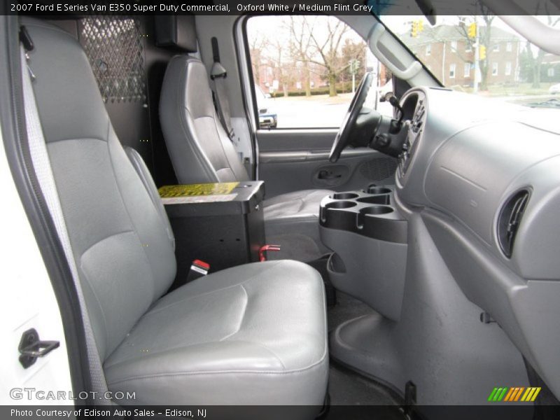 Oxford White / Medium Flint Grey 2007 Ford E Series Van E350 Super Duty Commercial