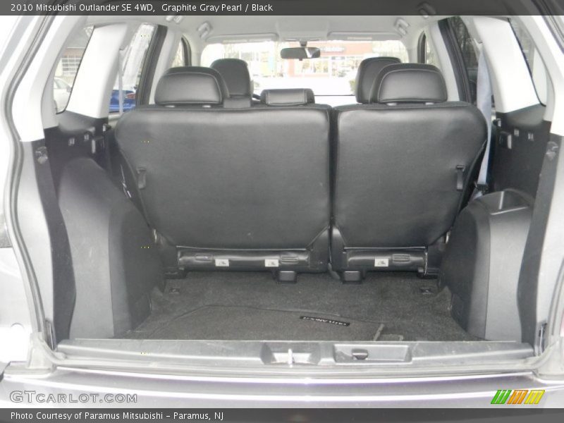 Graphite Gray Pearl / Black 2010 Mitsubishi Outlander SE 4WD