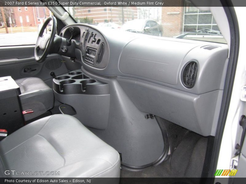 Oxford White / Medium Flint Grey 2007 Ford E Series Van E350 Super Duty Commercial