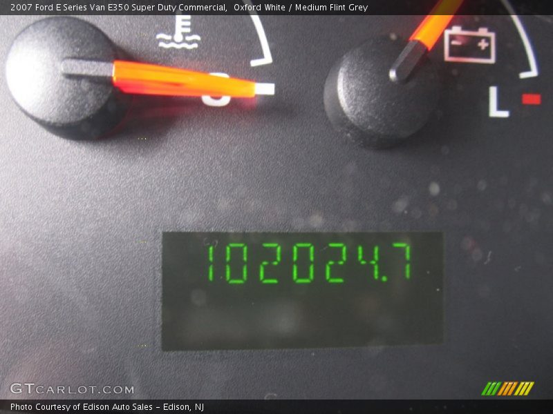 Oxford White / Medium Flint Grey 2007 Ford E Series Van E350 Super Duty Commercial