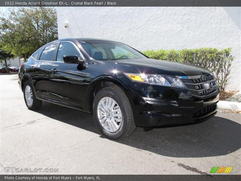 Crystal Black Pearl / Black 2012 Honda Accord Crosstour EX-L