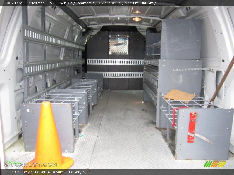 Oxford White / Medium Flint Grey 2007 Ford E Series Van E350 Super Duty Commercial