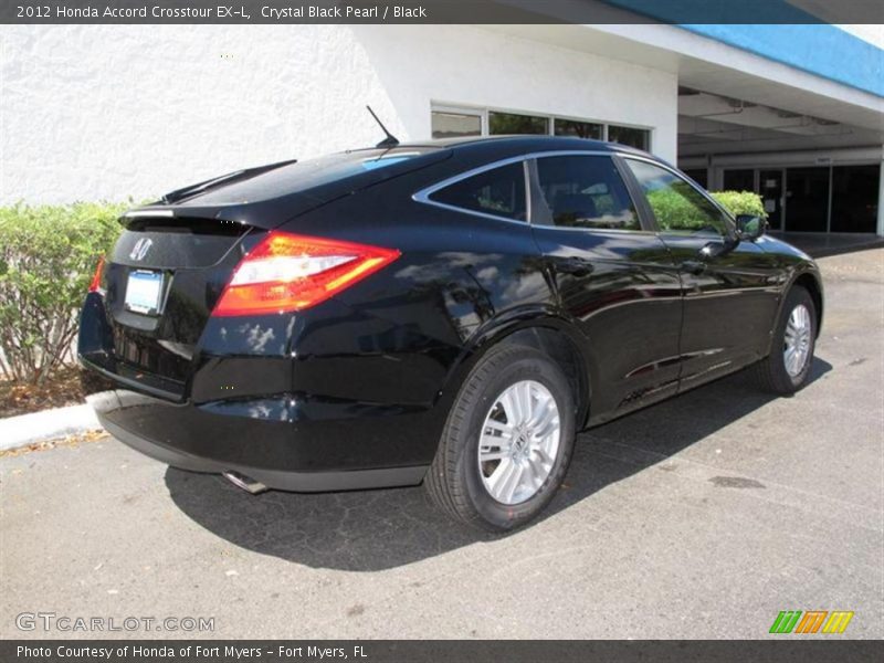 Crystal Black Pearl / Black 2012 Honda Accord Crosstour EX-L