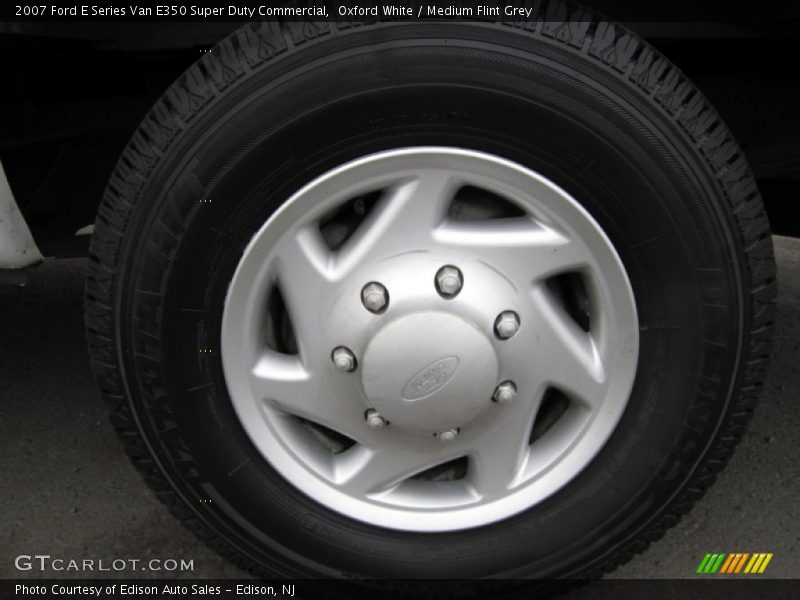 Oxford White / Medium Flint Grey 2007 Ford E Series Van E350 Super Duty Commercial