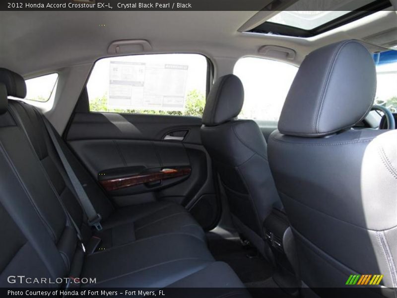 Crystal Black Pearl / Black 2012 Honda Accord Crosstour EX-L