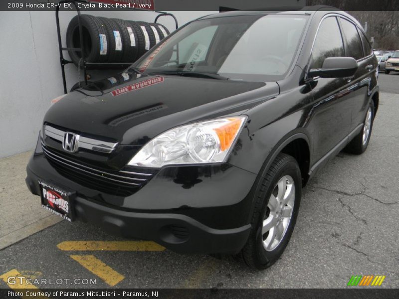 Crystal Black Pearl / Ivory 2009 Honda CR-V EX