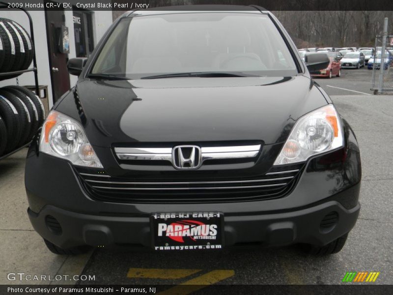 Crystal Black Pearl / Ivory 2009 Honda CR-V EX