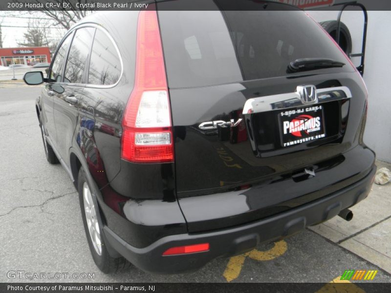 Crystal Black Pearl / Ivory 2009 Honda CR-V EX