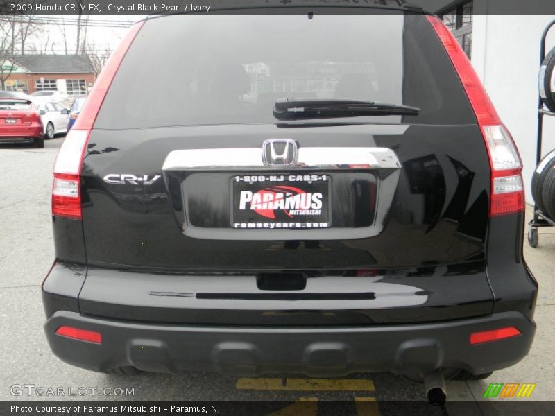 Crystal Black Pearl / Ivory 2009 Honda CR-V EX
