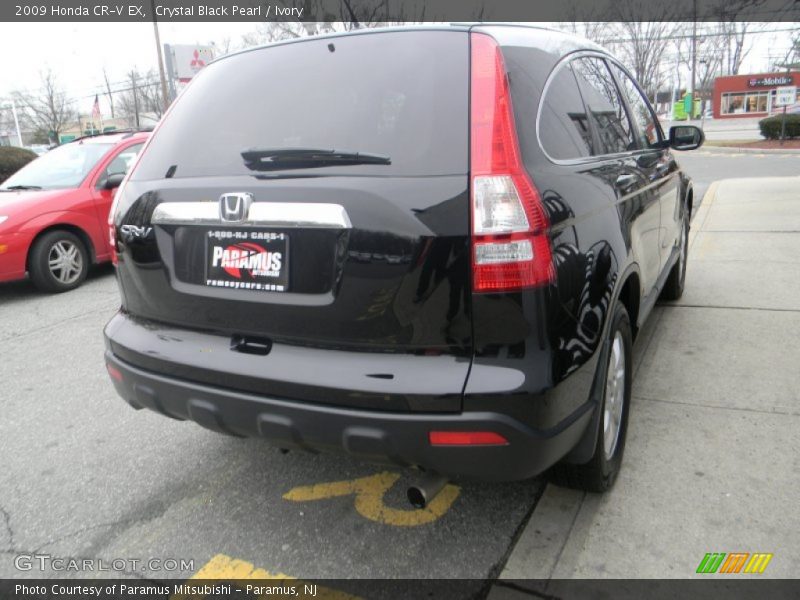 Crystal Black Pearl / Ivory 2009 Honda CR-V EX