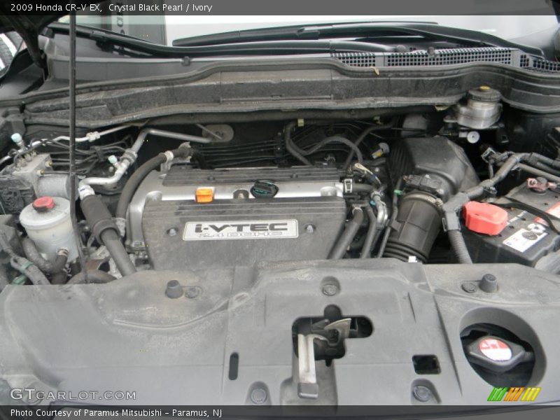Crystal Black Pearl / Ivory 2009 Honda CR-V EX
