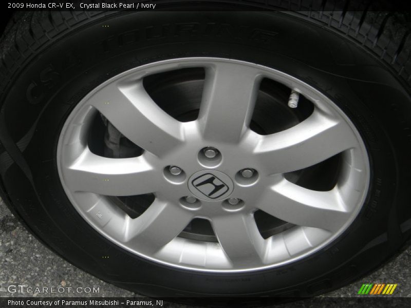 Crystal Black Pearl / Ivory 2009 Honda CR-V EX