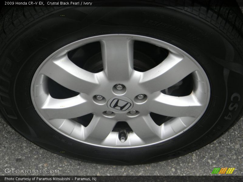 Crystal Black Pearl / Ivory 2009 Honda CR-V EX