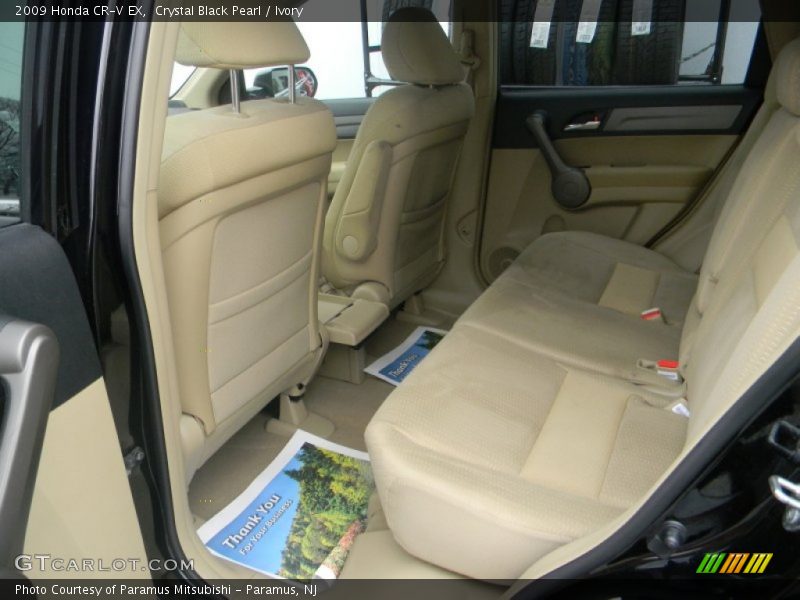 Crystal Black Pearl / Ivory 2009 Honda CR-V EX