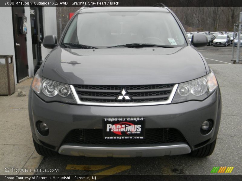 Graphite Gray Pearl / Black 2008 Mitsubishi Outlander XLS 4WD