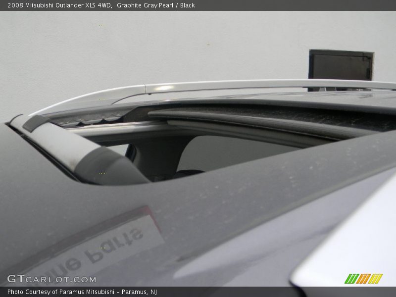 Graphite Gray Pearl / Black 2008 Mitsubishi Outlander XLS 4WD