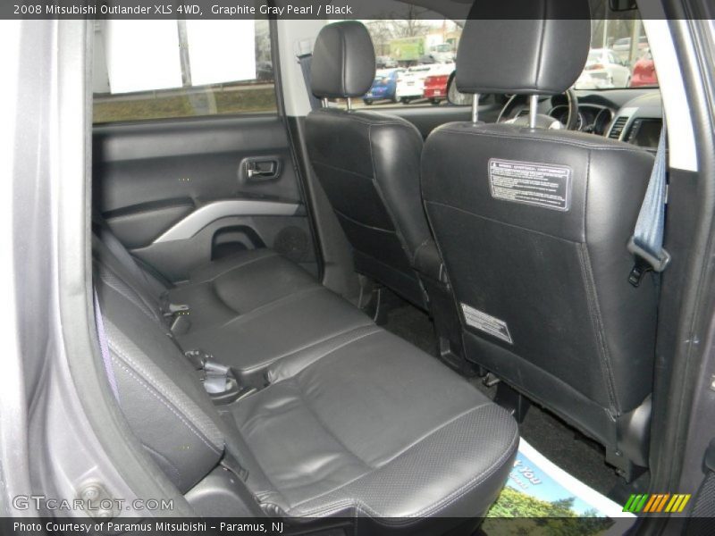 Graphite Gray Pearl / Black 2008 Mitsubishi Outlander XLS 4WD
