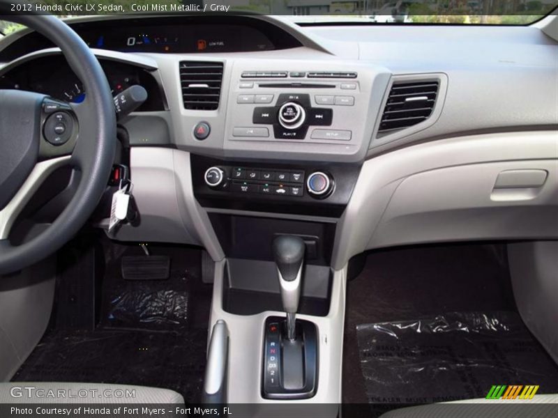 Cool Mist Metallic / Gray 2012 Honda Civic LX Sedan