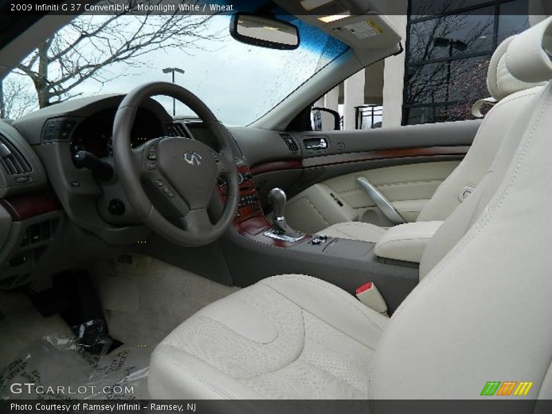 Moonlight White / Wheat 2009 Infiniti G 37 Convertible