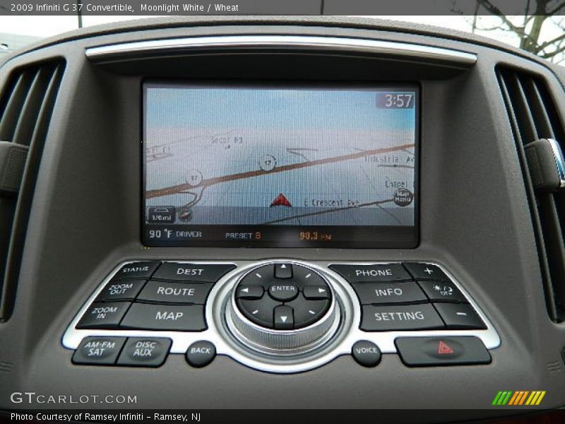Moonlight White / Wheat 2009 Infiniti G 37 Convertible