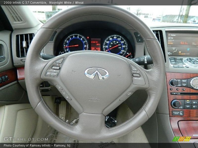 Moonlight White / Wheat 2009 Infiniti G 37 Convertible
