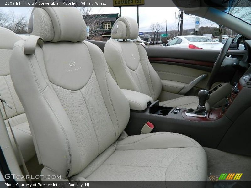 Moonlight White / Wheat 2009 Infiniti G 37 Convertible