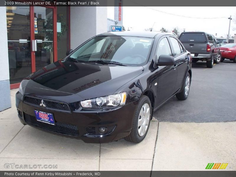 Tarmac Black Pearl / Black 2009 Mitsubishi Lancer DE